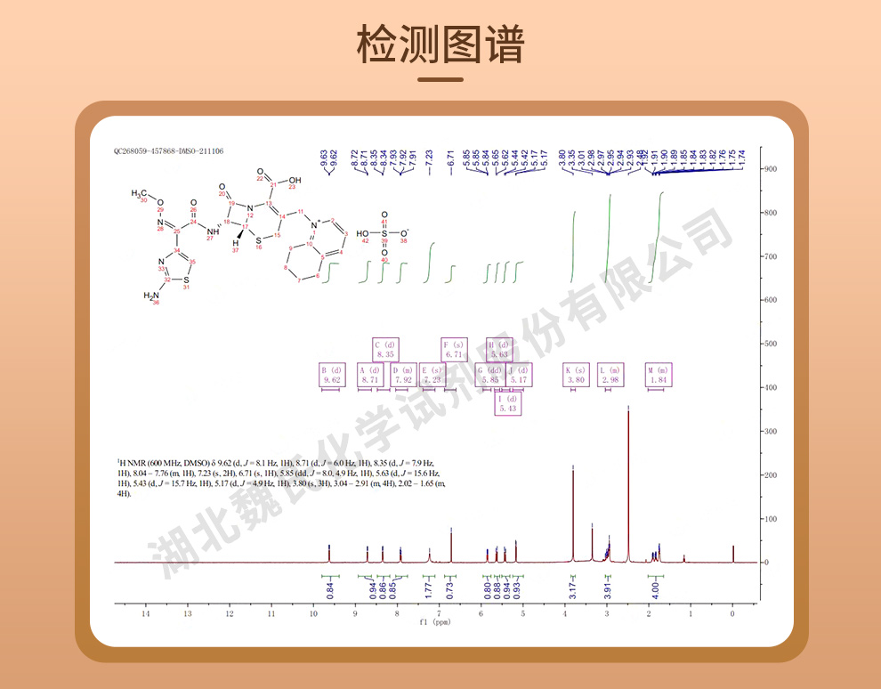 硫酸头孢喹肟；硫酸头孢喹诺光谱