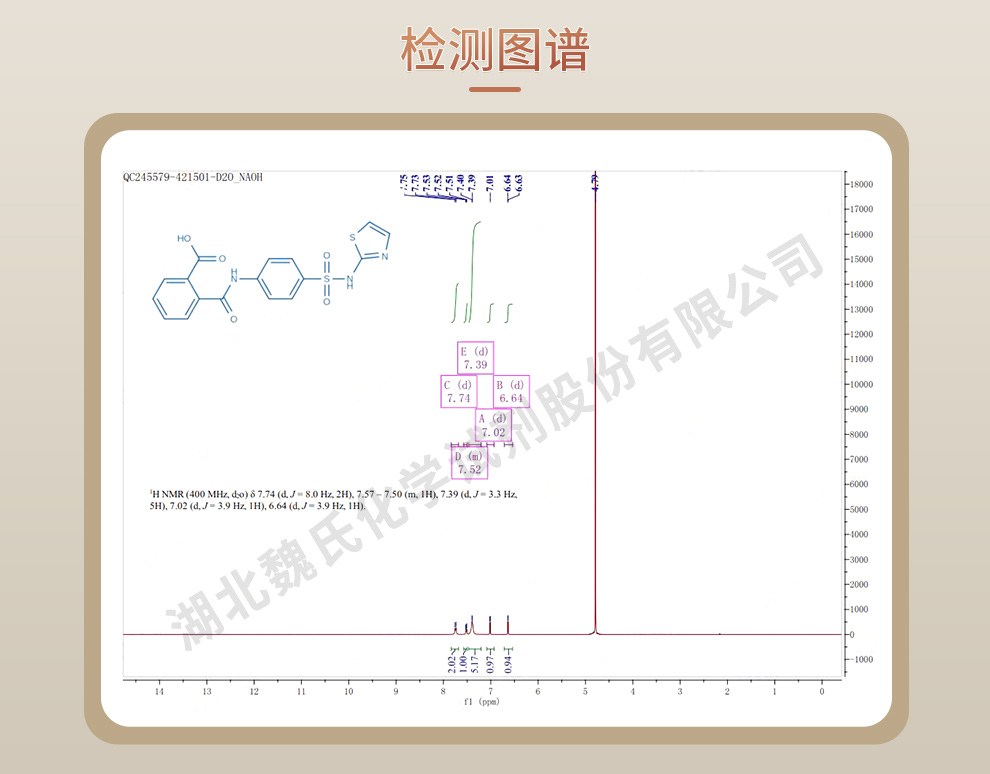 酞磺胺噻唑光谱