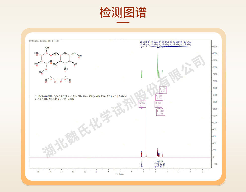 D(+)-海藻糖二水合物_海藻糖二水物_海藻糖光谱