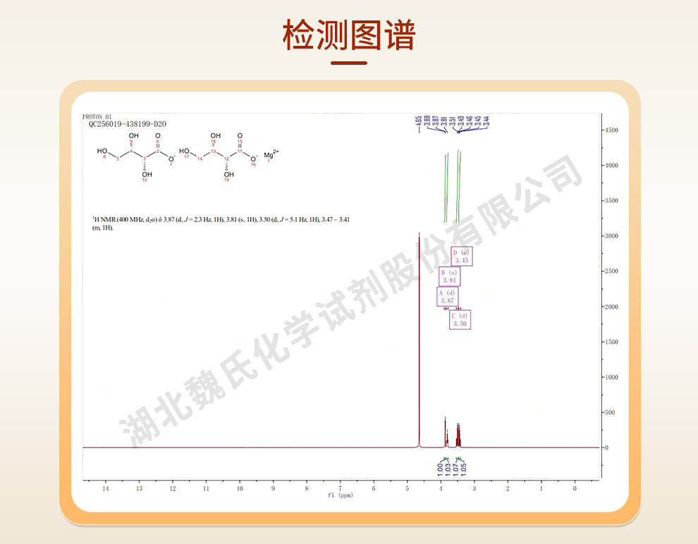 L-苏糖酸镁光谱