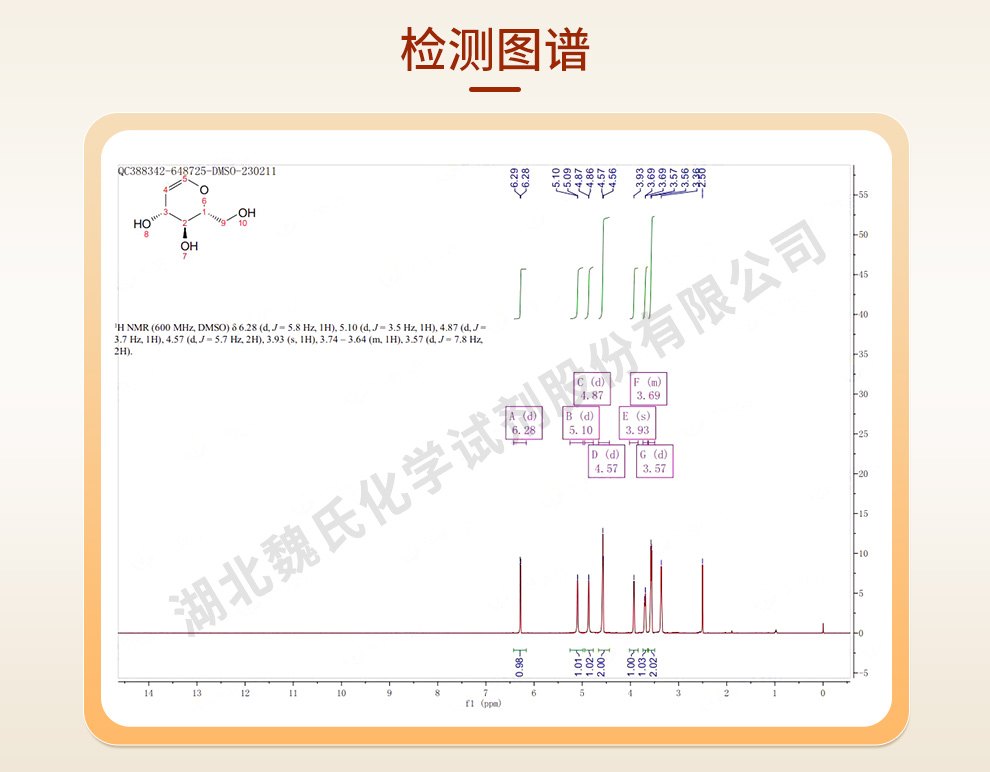 D-葡萄烯糖光谱