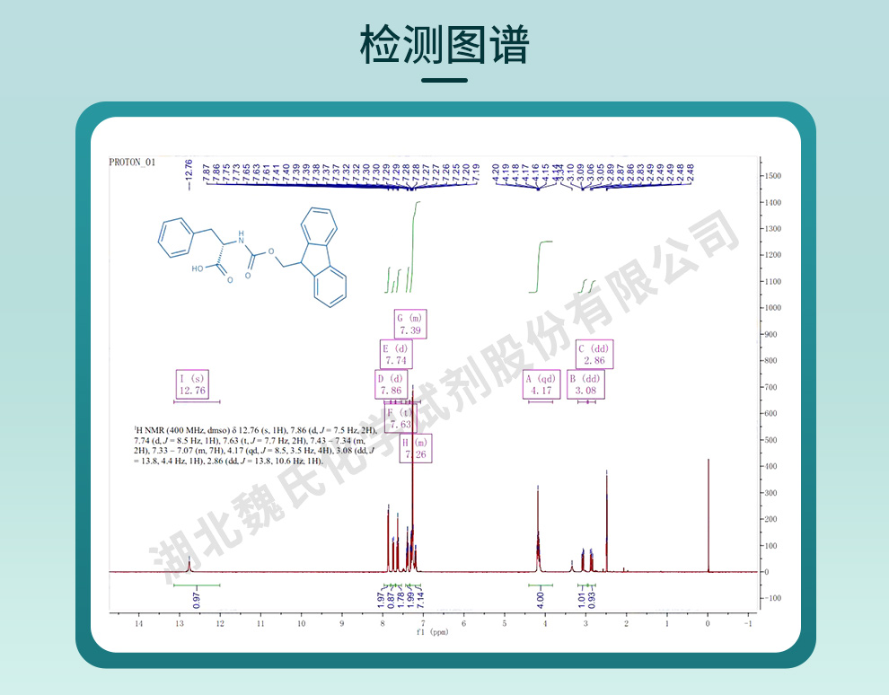 Fmoc-L-苯丙氨酸光谱