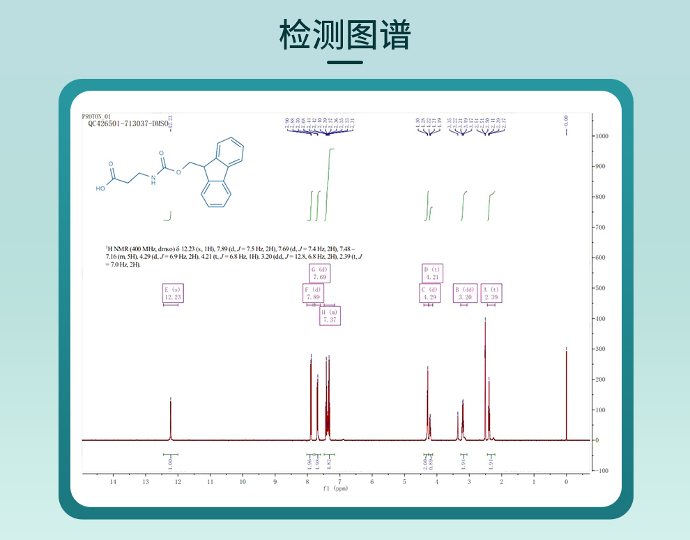 FMOC-beta-丙氨酸光谱