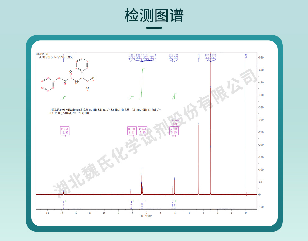 苄氧羰酰基苯甘氨酸光谱