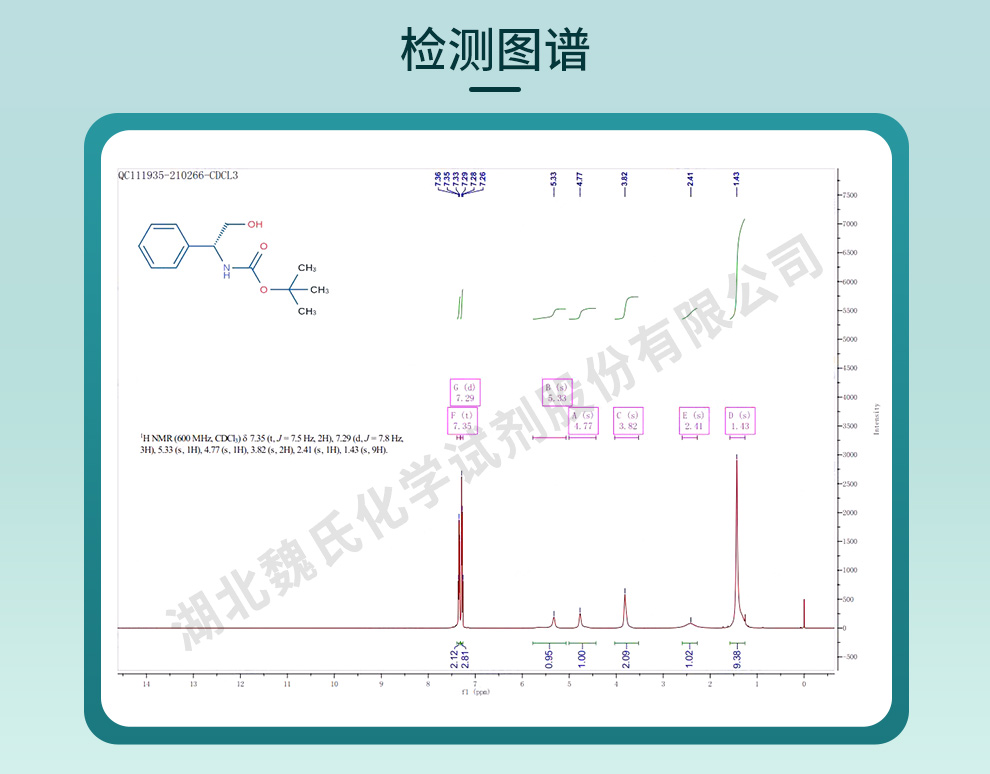 Boc-D-苯甘氨醇光谱