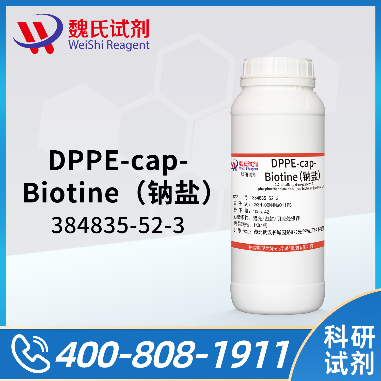 1,2-dipalMitoyl-sn-glycero-3-phosphoethanolaMine-N-(cap biotinyl) (sodiuM salt)