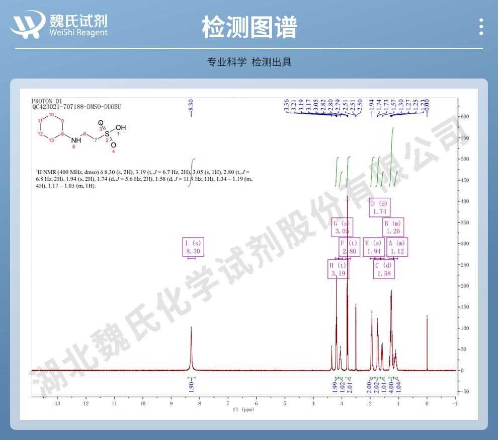 2-环己胺基乙磺酸光谱