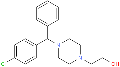 1-Piperazineethanol,4-[(4-chlorophenyl)phenylmethyl]-