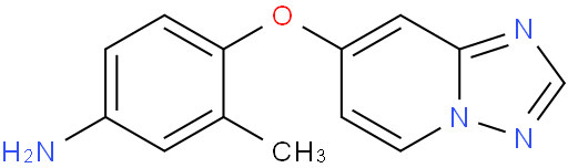 4-([1,2,4]Triazolo[1,5-a]pyridin-7-yloxy)-3-methylaniline