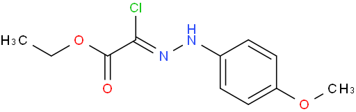 Ethyl 2-chloro-2-(2-(4-methoxyphenyl)hydrazono)acetate