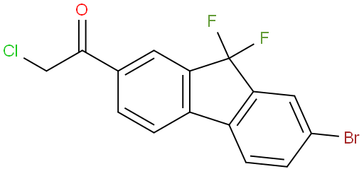 1-(7-Bromo-9,9-difluoro-9H-fluoren-2-yl)-2-chloroethanone