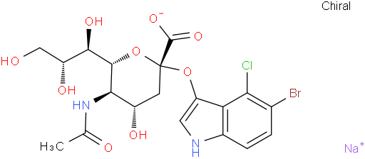 5-Bromo-4-chloro-3-indolyl-alpha-D-N-acetylneuraminic acid sodium salt