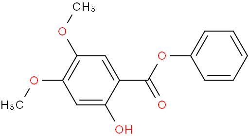 Phenyl 2-hydroxy-4,5-dimethoxybenzoate