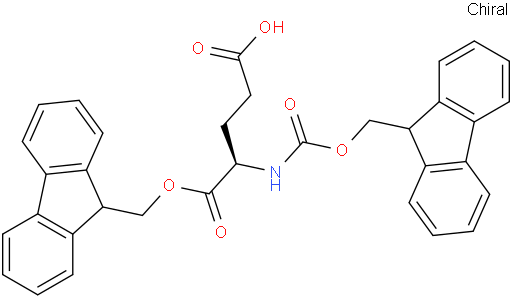 D-Glutamic acid,N-[(9H-fluoren-9-ylmethoxy)carbonyl]-, 1-(9H-fluoren-9-ylmethyl) ester