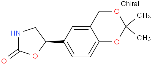 (R)-5-(2,2-Dimethyl-4H-benzo[d][1,3]dioxin-6-yl)oxazolidin-2-one