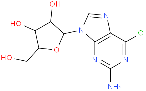 2-AMINO-6-CHLORO-9-(BETA-D-RIBOFURANOSYL)PURINE