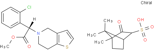 Clopidogrel camphorsulfonate