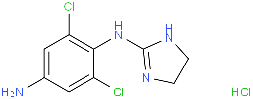 2,6-Dichloro-N1-(4,5-dihydro-1H-imidazol-2-yl)benzene-1,4-diamine hydrochloride