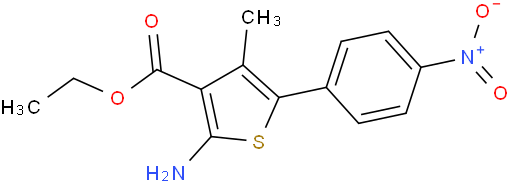 2-氨基-4-甲基-5-(4-硝基苯基)噻吩-3-甲酸乙酯
