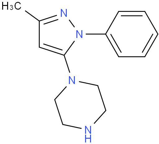 1-(3-Methyl-1-phenyl-1H-pyrazol-5-yl)piperazine