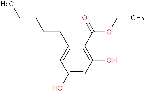 BENZOIC ACID, 2,4-DIHYDROXY-6-PENTYL-, ETHYL ESTER