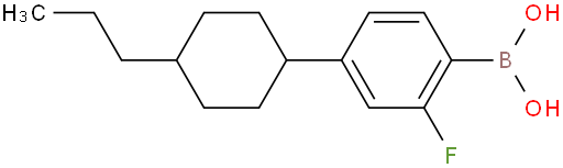 2-Fluoro-4-(trans-propylcyclohexyl)phenyl boronic acid