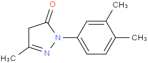 3-甲基-1-(3,4-二甲基苯基)-2-吡唑啉-5-酮