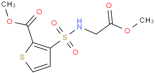 Methyl 3-[(methoxycarbonylmethyl)sulfamoyl]thiophene-2-carboxylate