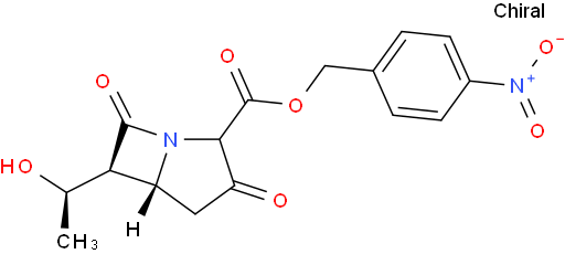 4-硝基苄基-(5R,6S)-6-[1R]-1-羟基乙基]-3,7-二酮-1-氮杂双环[3.2.0]庚烷-2-羧酸酯