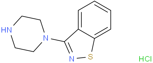 3-Piperazinobenzisothiazole Hydrochloride