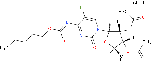 5'-Deoxy-5-fluoro-N-[(pentyloxy)carbonyl]cytidine 2',3'-diacetate