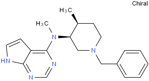 N-((3S,4S)-1-Benzyl-4-methylpiperidin-3-yl)-N-methyl-7H-pyrrolo[2,3-d]pyrimidin-4-amine