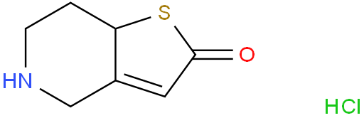 5,6,7,7a-Tetrahydrothieno[3,2-c]pyridine-2(4H)-one hydrochloride