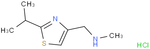 1-(2-Isopropylthiazol-4-yl)-N-methylmethanamine hydrochloride