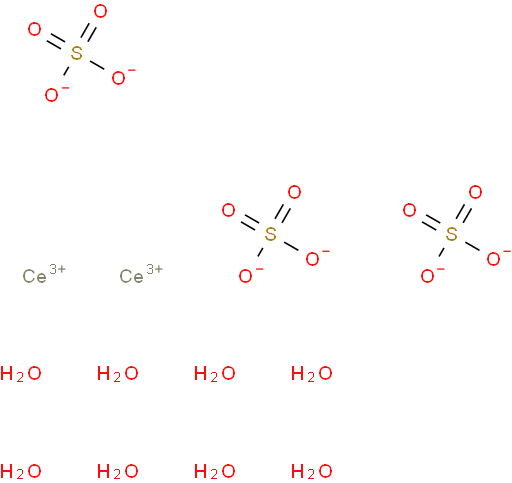 Sulfuric acid,cerium(3+) salt (3:2), octahydrate (8CI,9CI)