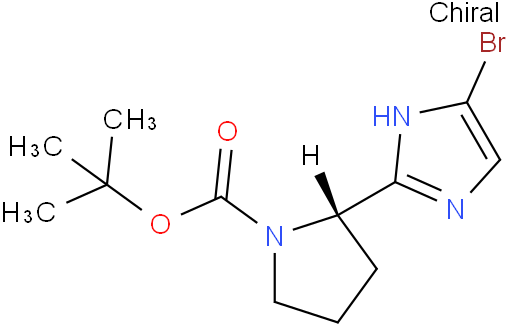 (S)-tert-butyl 2-(5-bromo-1H-imidazol-2-yl)pyrrolidine-1-carboxylate