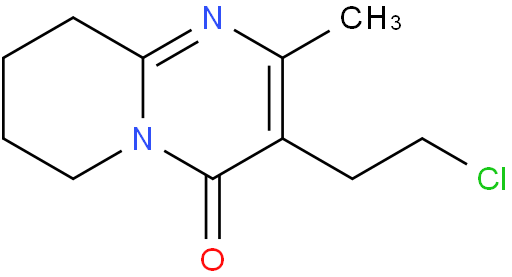 3-(2-Chloroethyl)-2-methyl-6,7,8,9-tetrahydro-4H-pyrido[1,2-a]pyrimidin-4-one