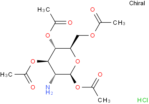 β-D-Glucopyranose, 2-amino-2-deoxy-, 1,3,4,6-tetraacetate, hydrochloride (1:1)