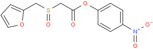 4-Nitrophenyl 2-(furfurylsulfinyl)acetic acid