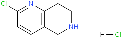 2-CHLORO-5,6,7,8-TETRAHYDRO-1,6-NAPHTHYRIDINE HYDROCHLORIDE