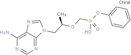 Phenyl hydrogen ((((R)-1-(6-amino-9H-purin-9-yl)propan-2-yl)oxy)methyl)phosphonate