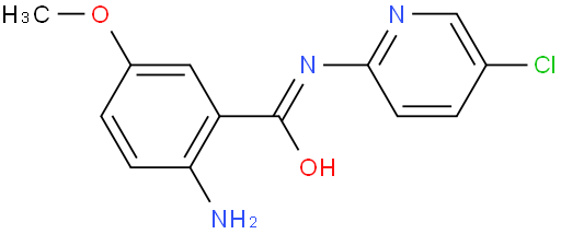 2-氨基-N-（5-氯-2-吡啶基）-5-甲氧基苯甲酰胺