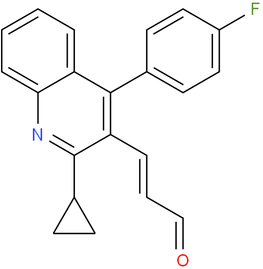 (E)-3-(2-Cyclopropyl-4-(4-fluorophenyl)quinolin-3-yl)acrylaldehyde