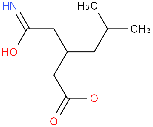 3-(2-Amino-2-oxoethyl)-5-methylhexanoic acid
