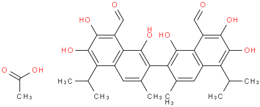 Gossypol-acetic acid