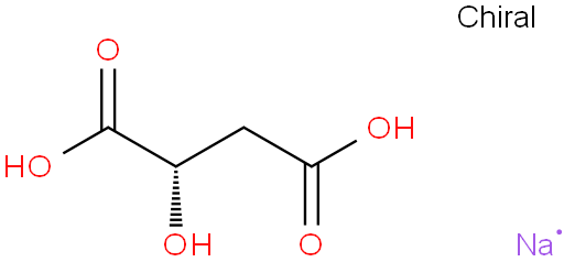 Butanedioic acid,2-hydroxy-, sodium salt (1:2), (2S)-