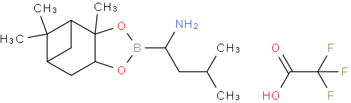 (aR,3aS,4S,6S,7aR)-Hexahydro-3a,8,8-trimethyl-alpha-(2-methylpropyl)-4,6-methano-1,3,2-benzodioxaborole-2-methanamine 2,2,2-trifluoroacetate