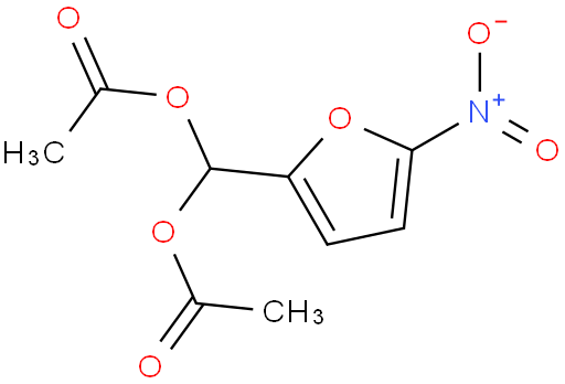 Acetic acid compound with 5-nitrofuran-2-carbaldehyde (2:1)