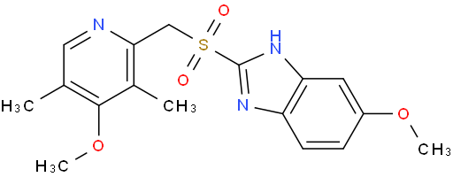 5-Methoxy-2-(((4-methoxy-3,5-dimethylpyridin-2-yl)methyl)sulfonyl)-1H-benzo[d]imidazole