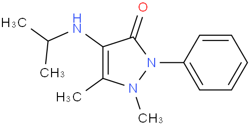 4-(Isopropylamino)-1,5-dimethyl-2-phenyl-1H-pyrazol-3(2H)-one